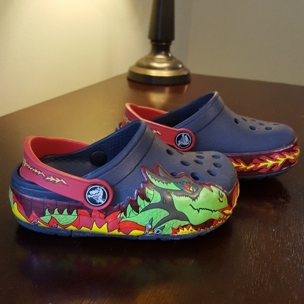 Toddler Dragon Crocs